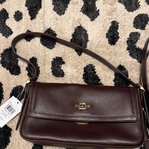 Coach Etta Small Flap Shoulder Bag - Espresso